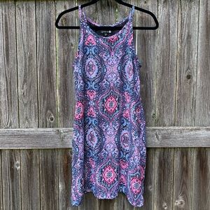 Paisley Print Dress